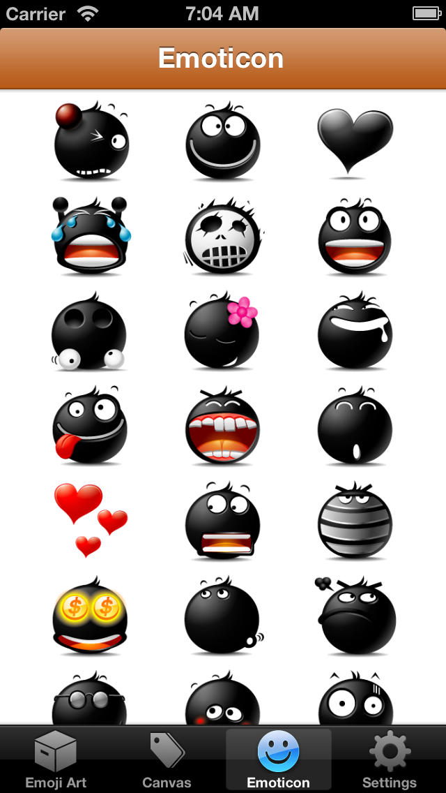 彩色表情 + 特殊符号键盘 - 艺术字体图案, 笑脸