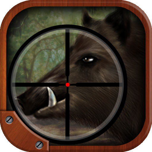 野猪狩猎狙击游戏与真实里弗尔冒险模拟的FP